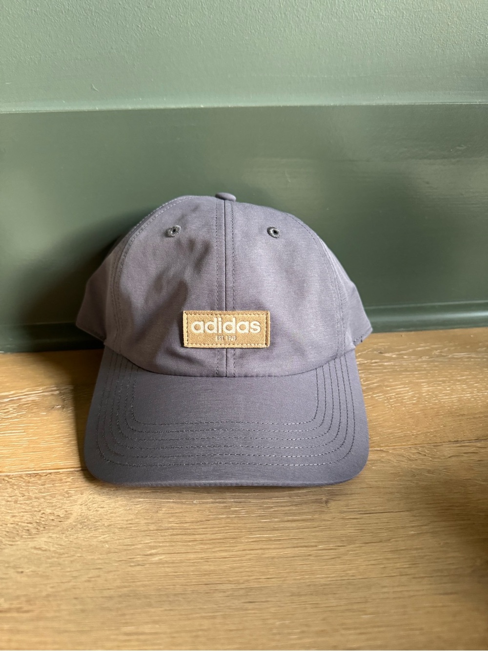 adidas Gray Cap with Tan Patch